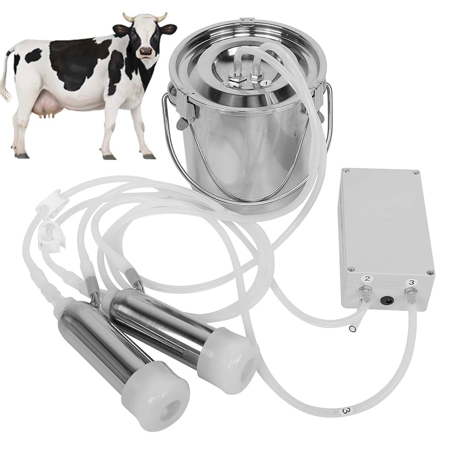 Amazon.co.jp: HAOX 牛用3L電動搾乳機、脈動真空ポンプ搾乳機